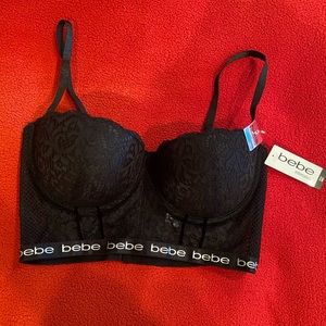 Bebe Push-Up Longline Bra NEW